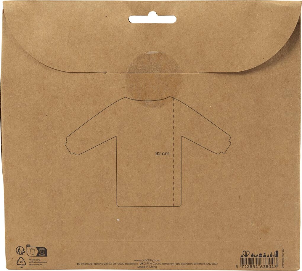 Malerkittel - L 92 Cm - Blå - 1 Stk