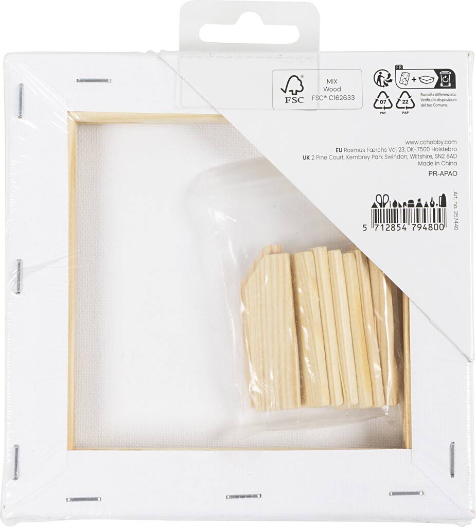 Malerlærred - D 1 6 Cm - Str 15X15 Cm - 280 G - 1 Stk