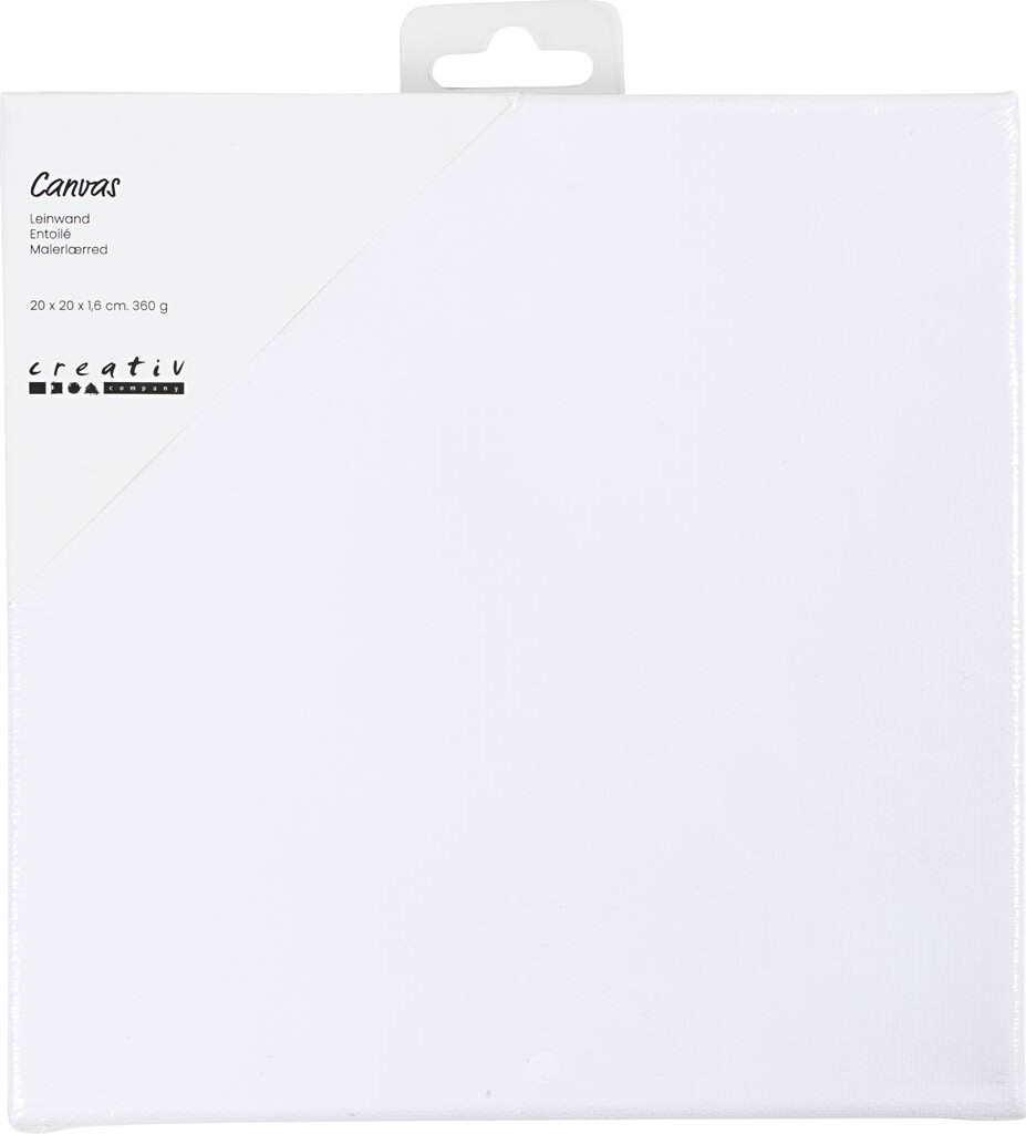 Malerlærred - D 1 6 Cm - Str 20X20 Cm - 360 G - 1 Stk