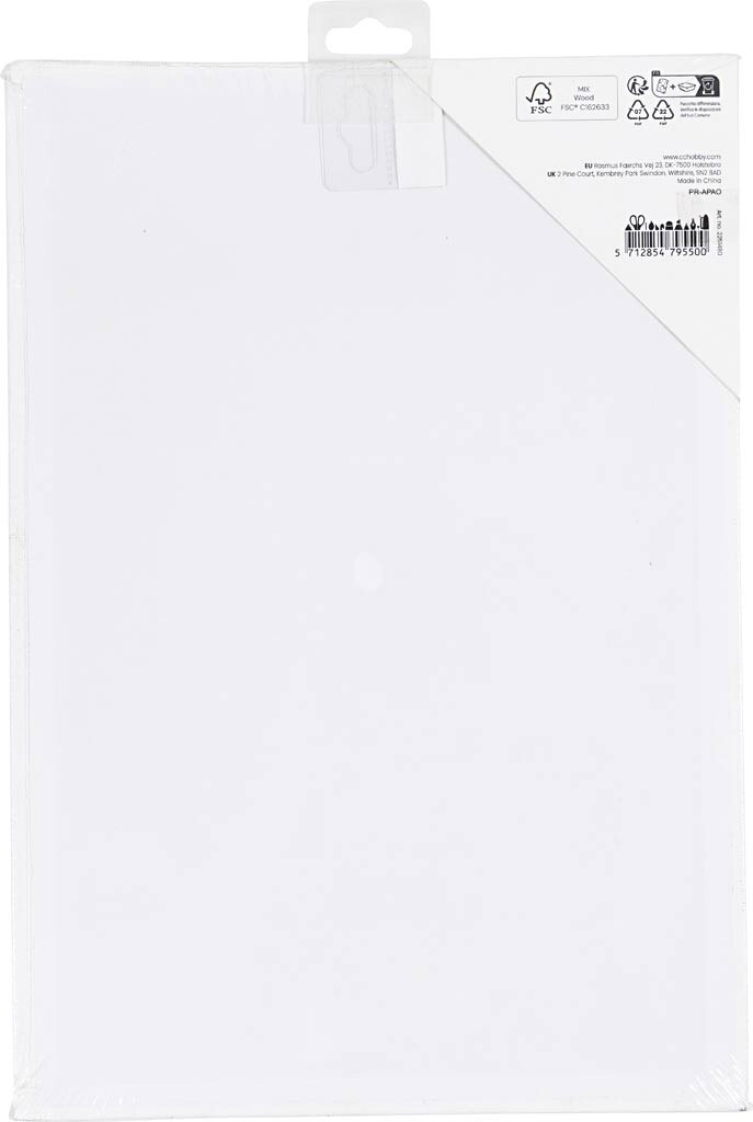 Malerplade - A4 - Str 21X29 7 Cm - Tykkelse 3 Mm - 280 G - 1 Stk