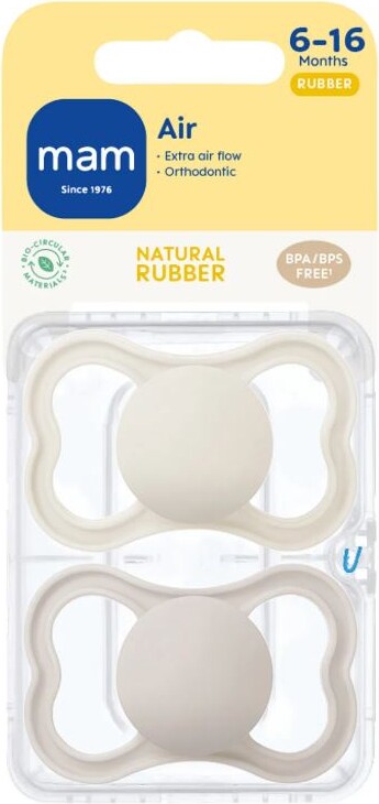 Mam - Air Pacifier - Neutral - 6-16M