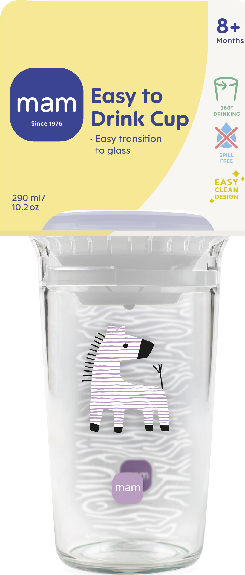 Mam - Easy To Drink Kop - Pink - 290Ml