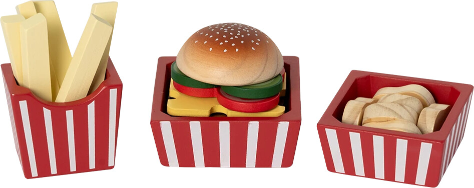 Mamamemo Burger Menu - Legemad I Træ