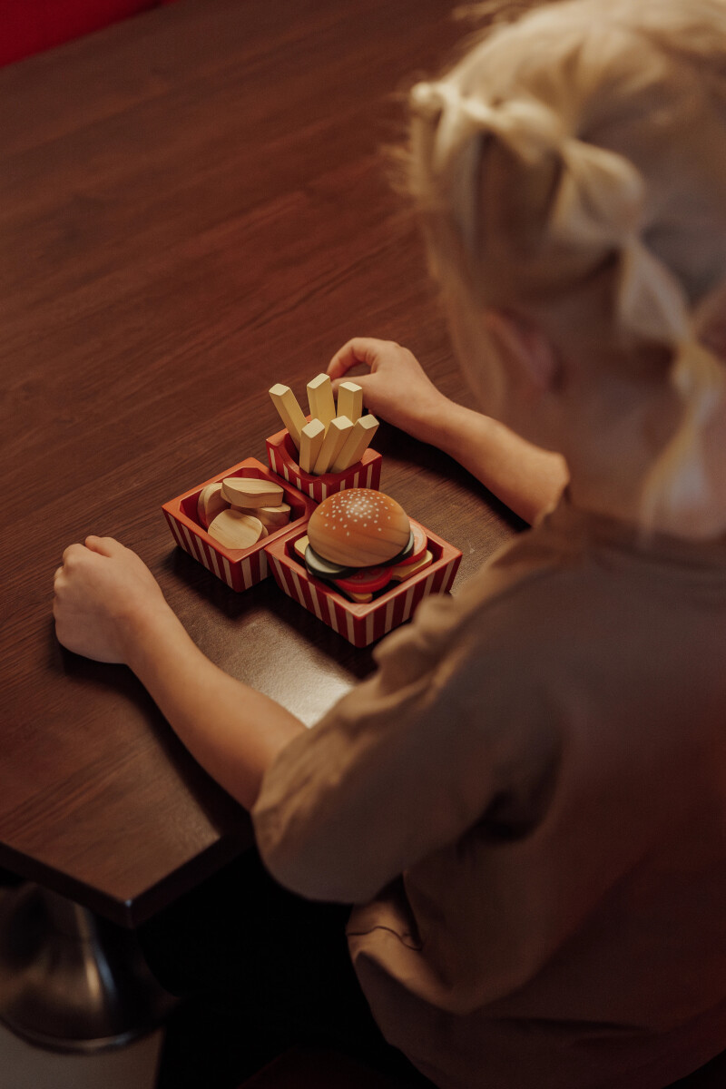 Mamamemo Burger Menu - Legemad I Træ