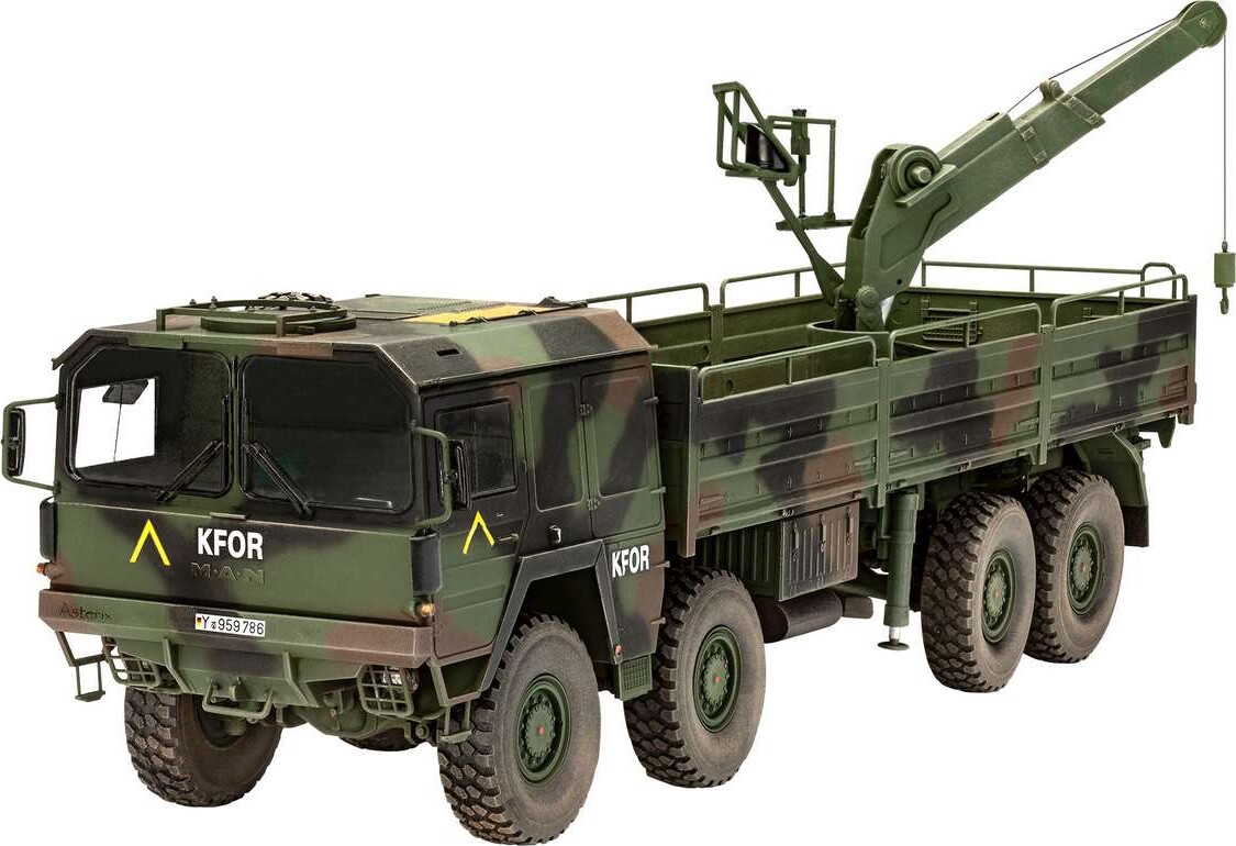 Revell - Man 10T Milgl 8X8 Truck - Byggesæt -1 35 - 03367
