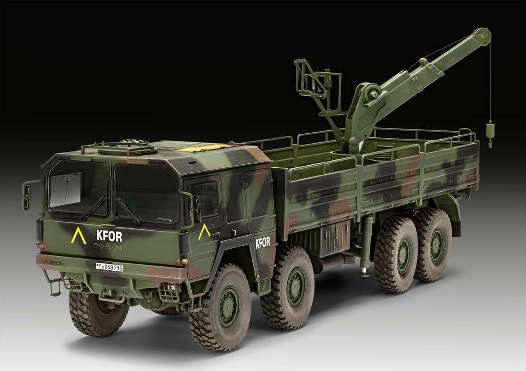 Revell - Man 10T Milgl 8X8 Truck - Byggesæt -1 35 - 03367