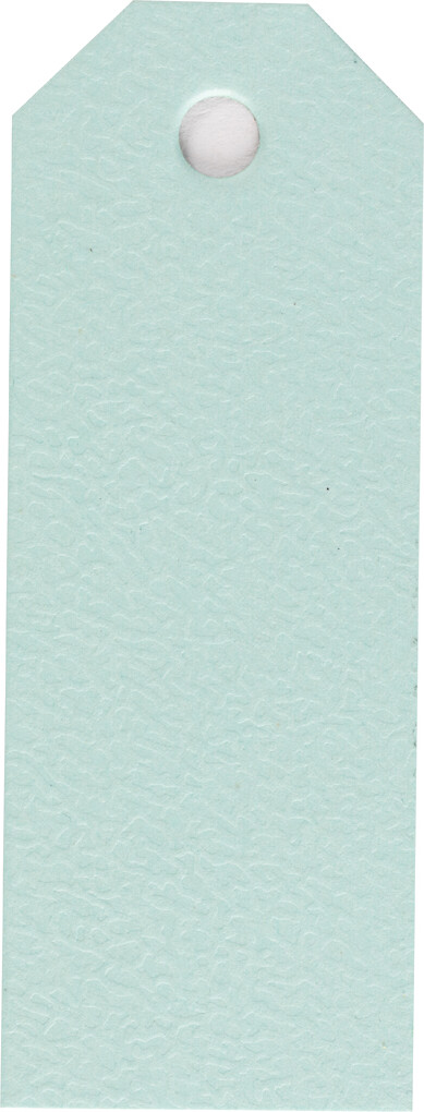 Manillamærker - Str 3X8 Cm - 220 G - Lyseblå - 20 Stk