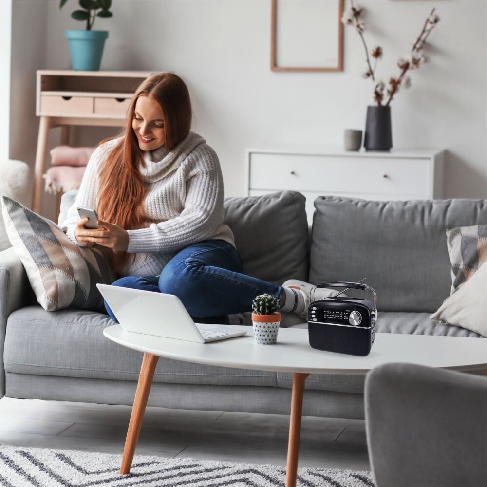 Manta - Fmawsw Bærbar Radio Med Solpanel