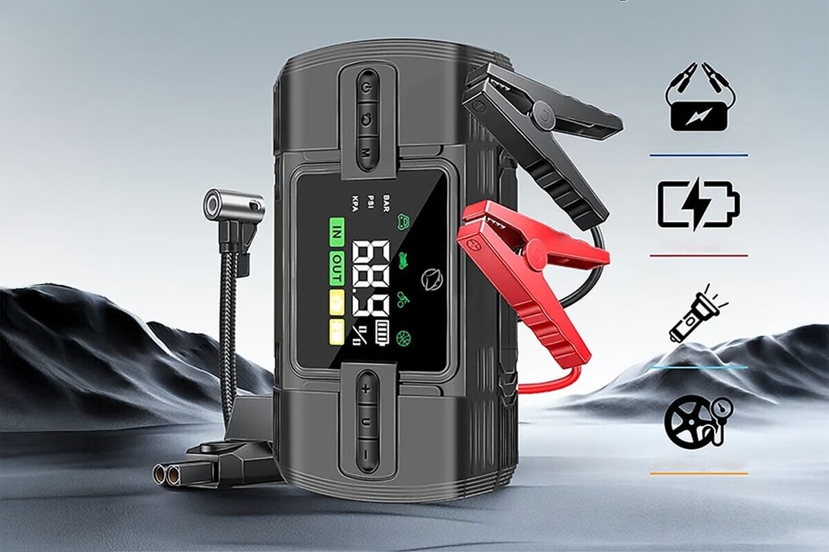 Manta - Majs001Ap Multifunctional Jump Starter With Air Compressor