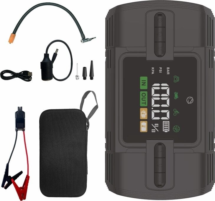 Manta - Majs001Ap Multifunctional Jump Starter With Air Compressor