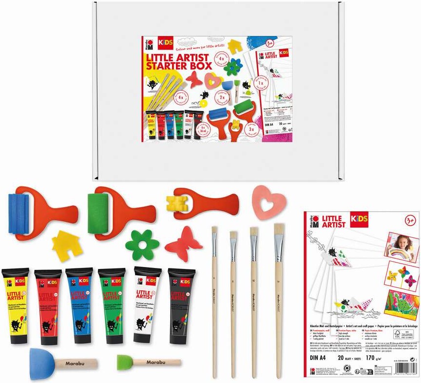 Malesæt Til Børn - Little Artist Starter Box - Kids - Marabu