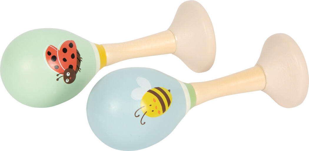 Maracas Sæt Til Børn - Træ - Tiny Friends - Small Foot