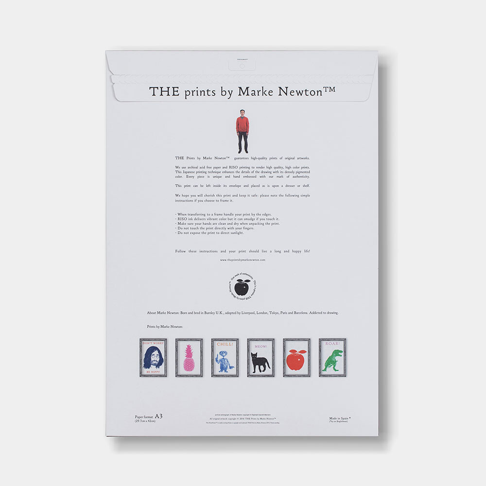 Marke Newton - A3 Print - Hot Dog