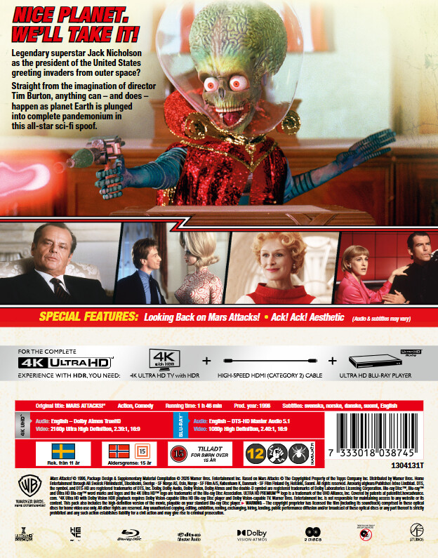 Mars Attacks - Steelbook