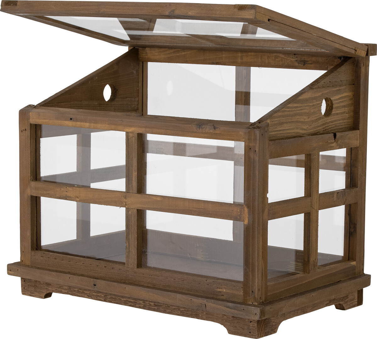 Bloomingville - Marti Display Kasse - Brun - Fyrretræ