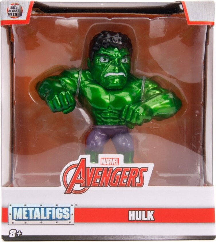Hulk Figur I Metal - 10 Cm - Marvel Avengers - Metalfigs