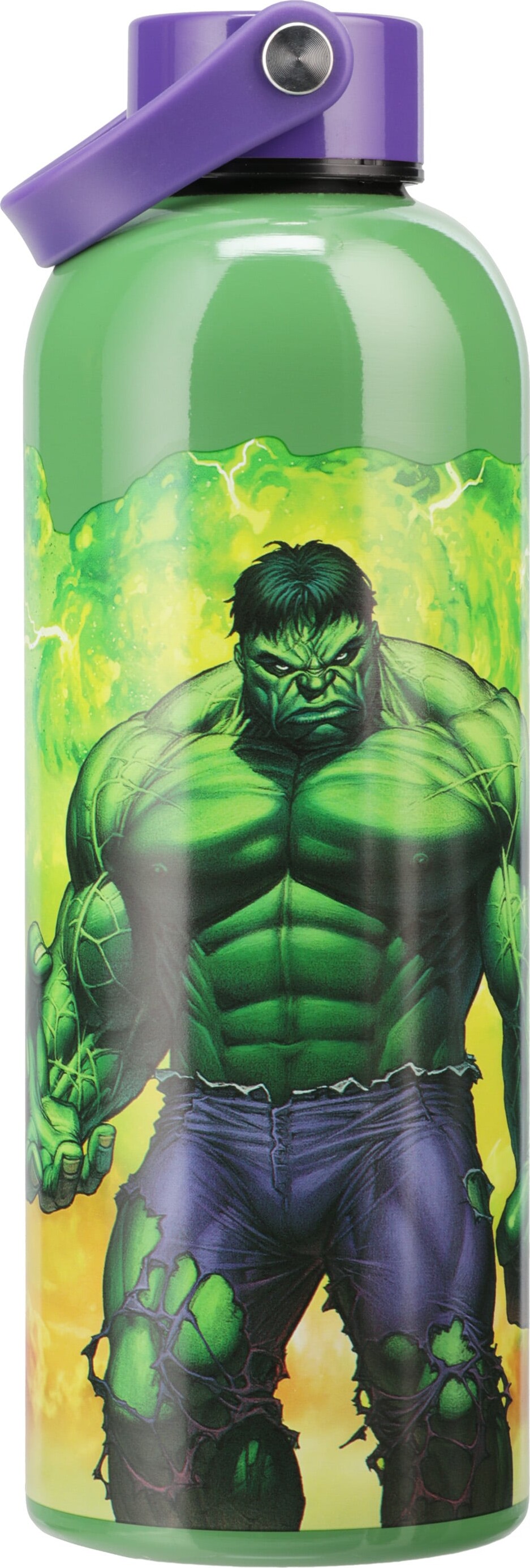 Marvel - Hulk Metal Water Bottle With Carry Loop
