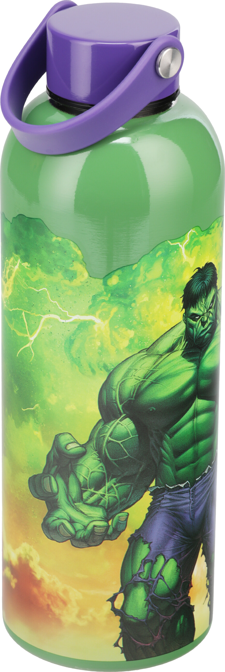 Marvel - Hulk Metal Water Bottle With Carry Loop