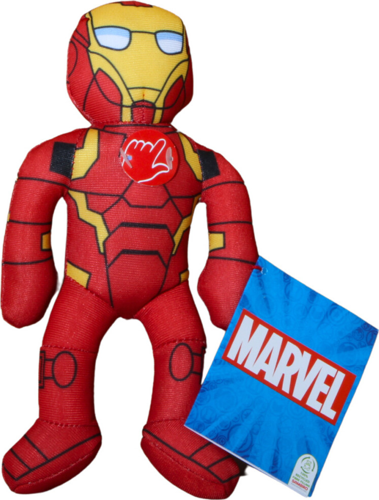 Marvel Bamse Med Lyd - Iron Man - 20 Cm