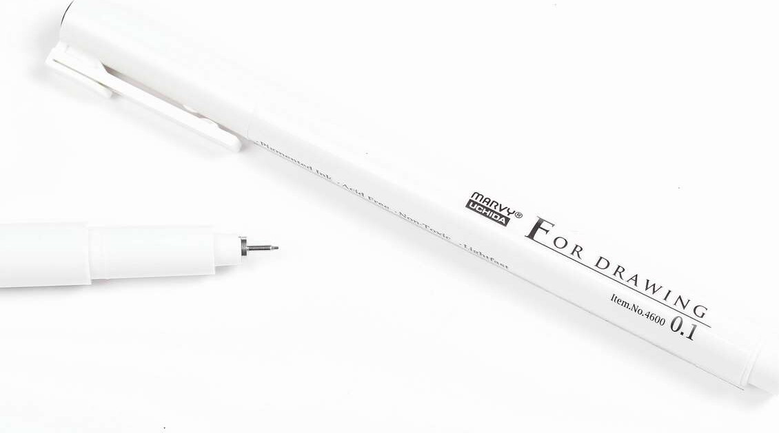 Marvy Technical Drawing Pen 0 1Mm - Vandbaseret