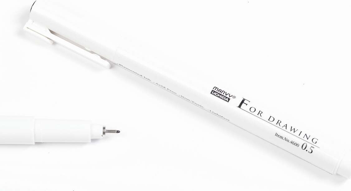 Marvy Technical Drawing Pen 0 5Mm - Vandbaseret