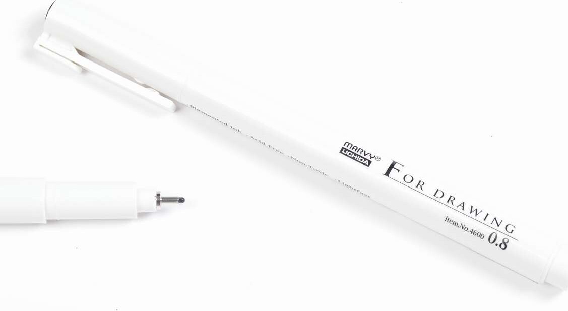 Marvy Technical Drawing Pen 0 8Mm - Vandbaseret