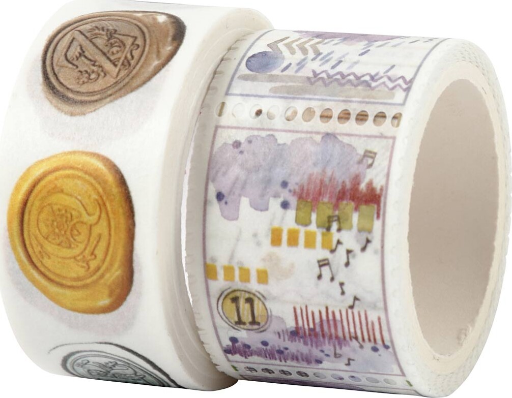 Masking Tape - Segl- Og Landskabsmotiver - L 3 5 M - B 20 25 Mm - 2 Ruller