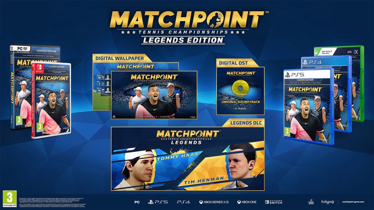 Matchpoint Tennis Championships Legends Edition