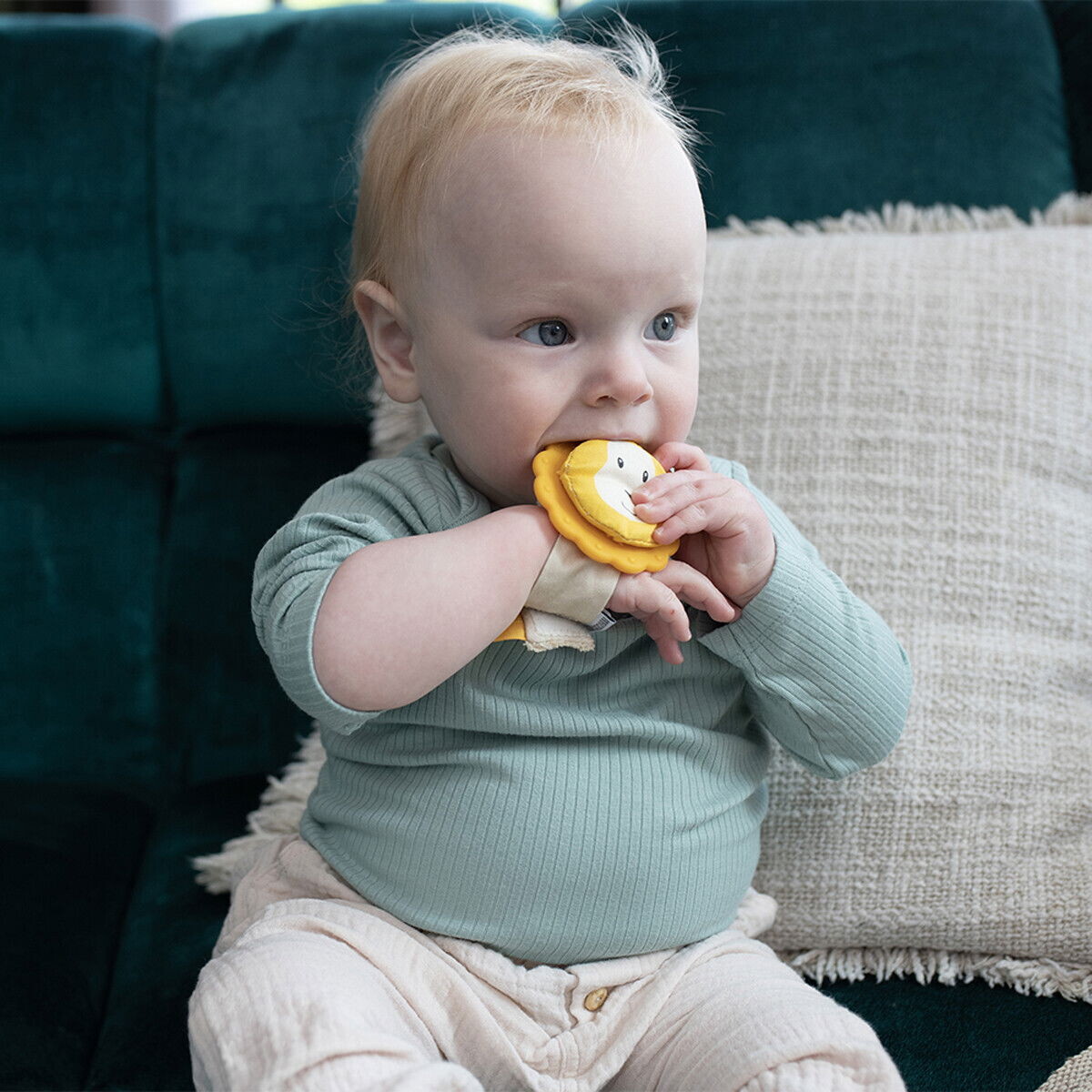 Matchstick Monkey - Ludo Lion Wrist Teether Biderangle - Løve