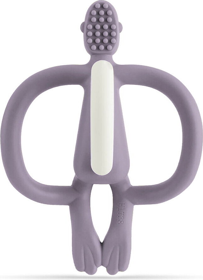 Matchstick Monkey - Teething Toy And Gel Applicator Bidedyr - Lilla