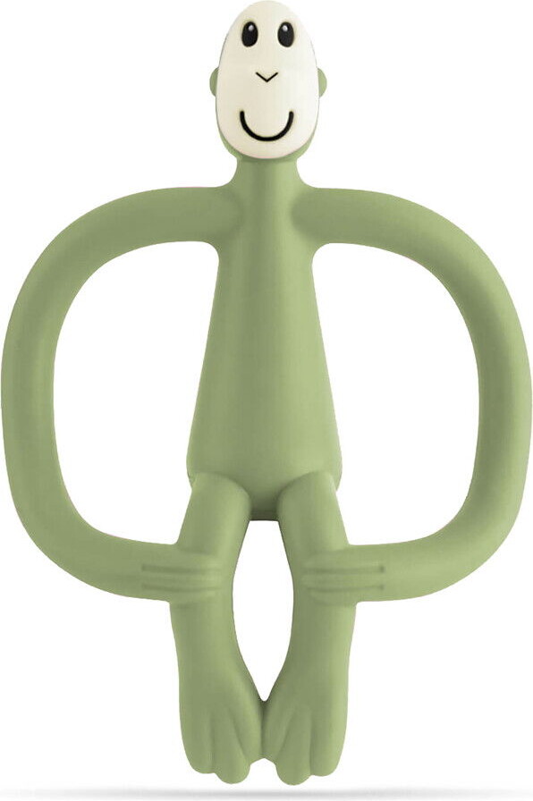 Matchstick Monkey - Teething Toy And Gel Applicator - Oliven