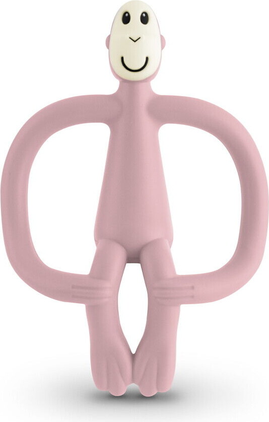 Matchstick Monkey - Teething Toy And Gel Applicator - Dusty Pink