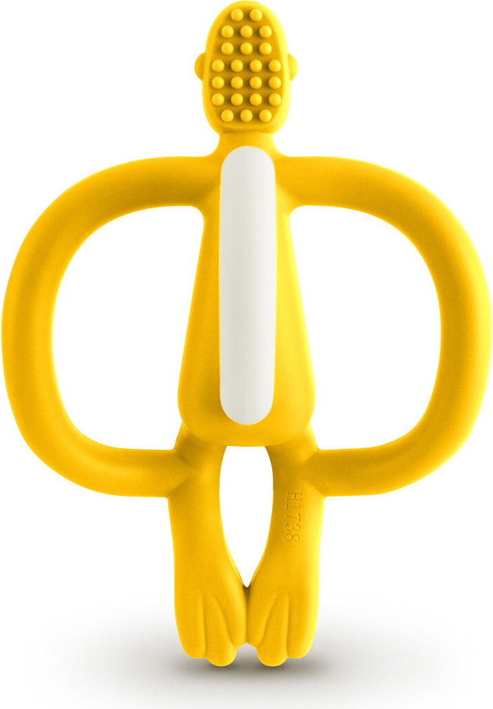 Matchstick Monkey - Teething Toy And Gel Applicator - Gul