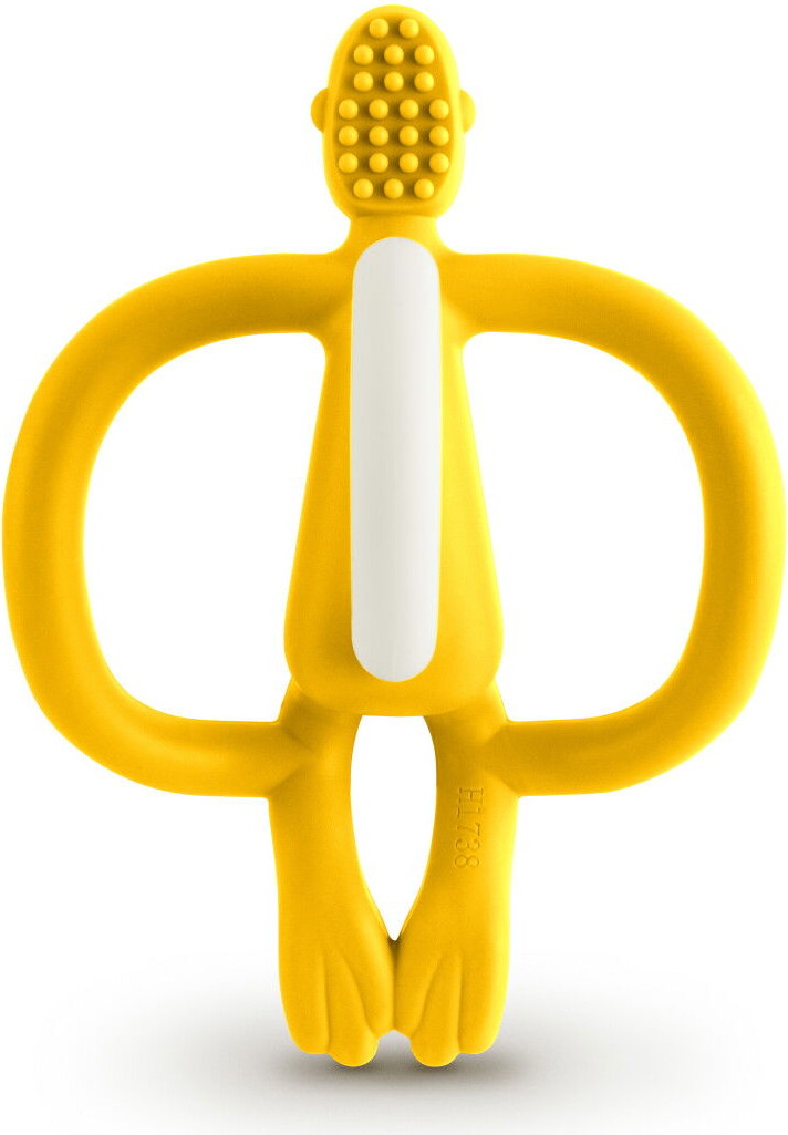 Matchstick Monkey - Teething Toy And Gel Applicator - Gul