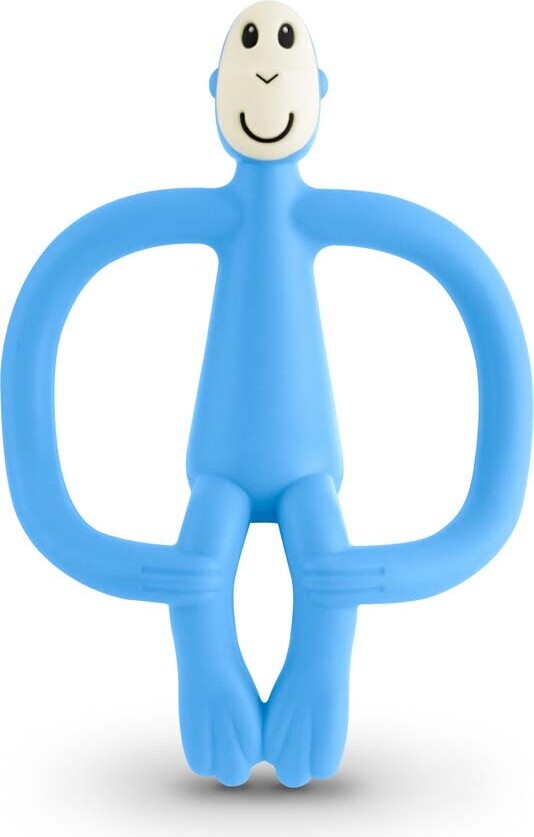 Matchstick Monkey - Teething Toy And Gel Applicator - Lyseblå