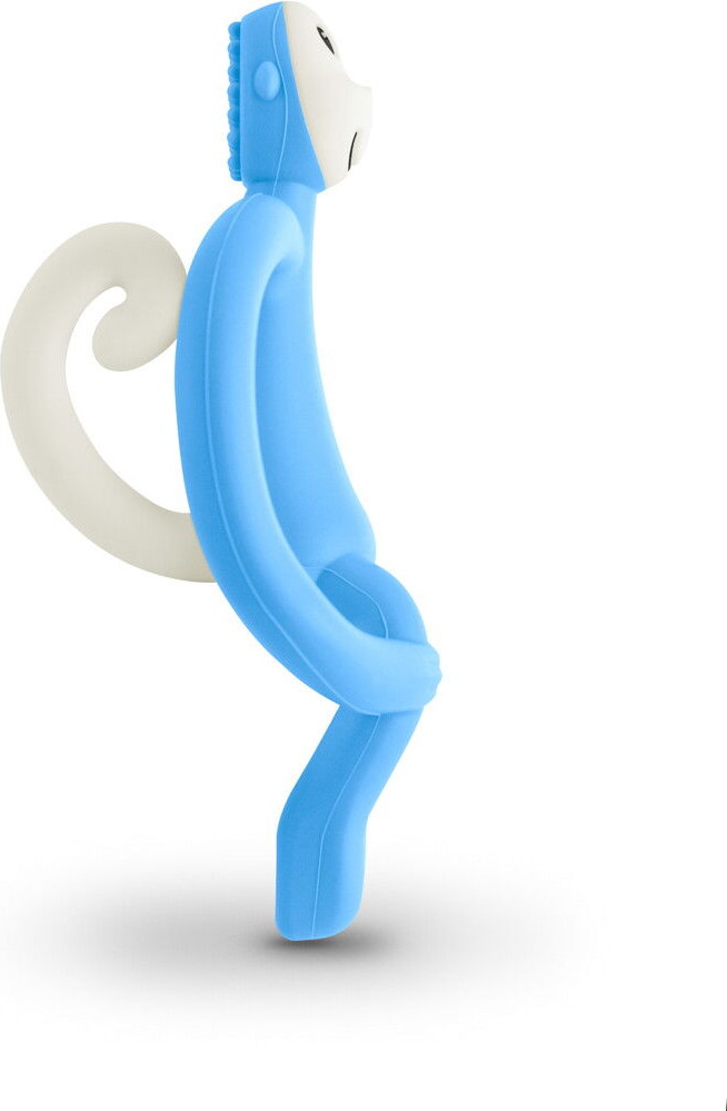 Matchstick Monkey - Teething Toy And Gel Applicator - Lyseblå