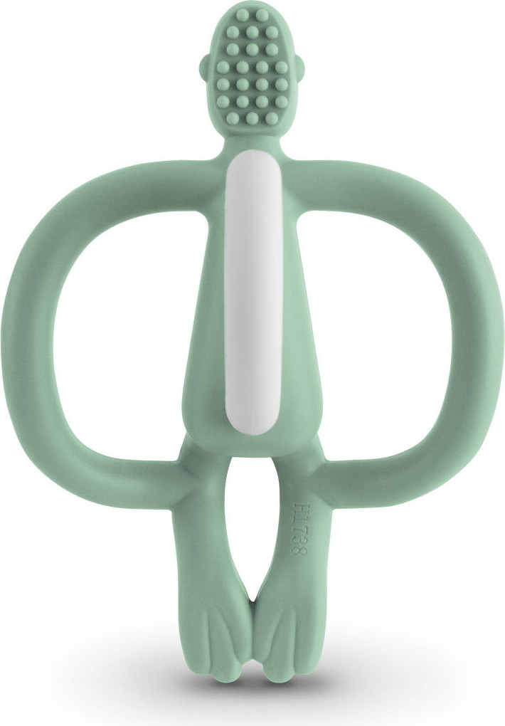 Matchstick Monkey - Teething Toy And Gel Applicator - Mintgrøn