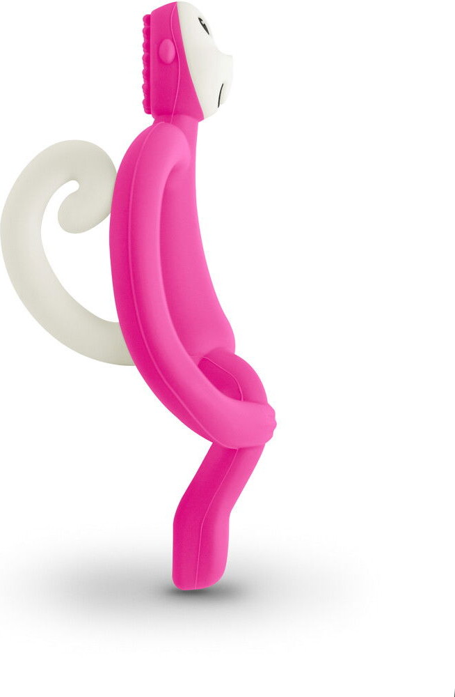 Matchstick Monkey - Teething Toy And Gel Applicator - Pink