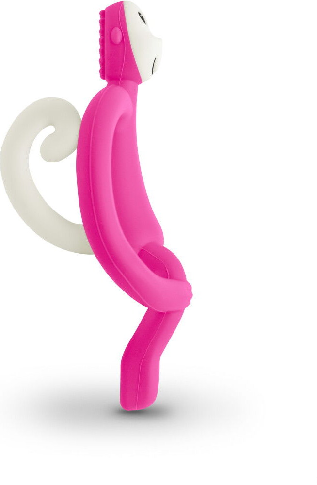 Matchstick Monkey - Teething Toy And Gel Applicator - Pink