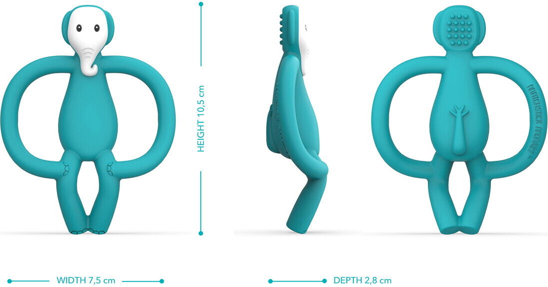 Matchstick Monkey - Echo Elephant Teether Bidering