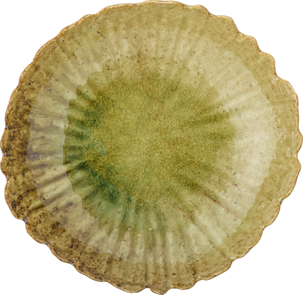 Creative Collection - Matino Skål - Grøn - Stentøj Keramik