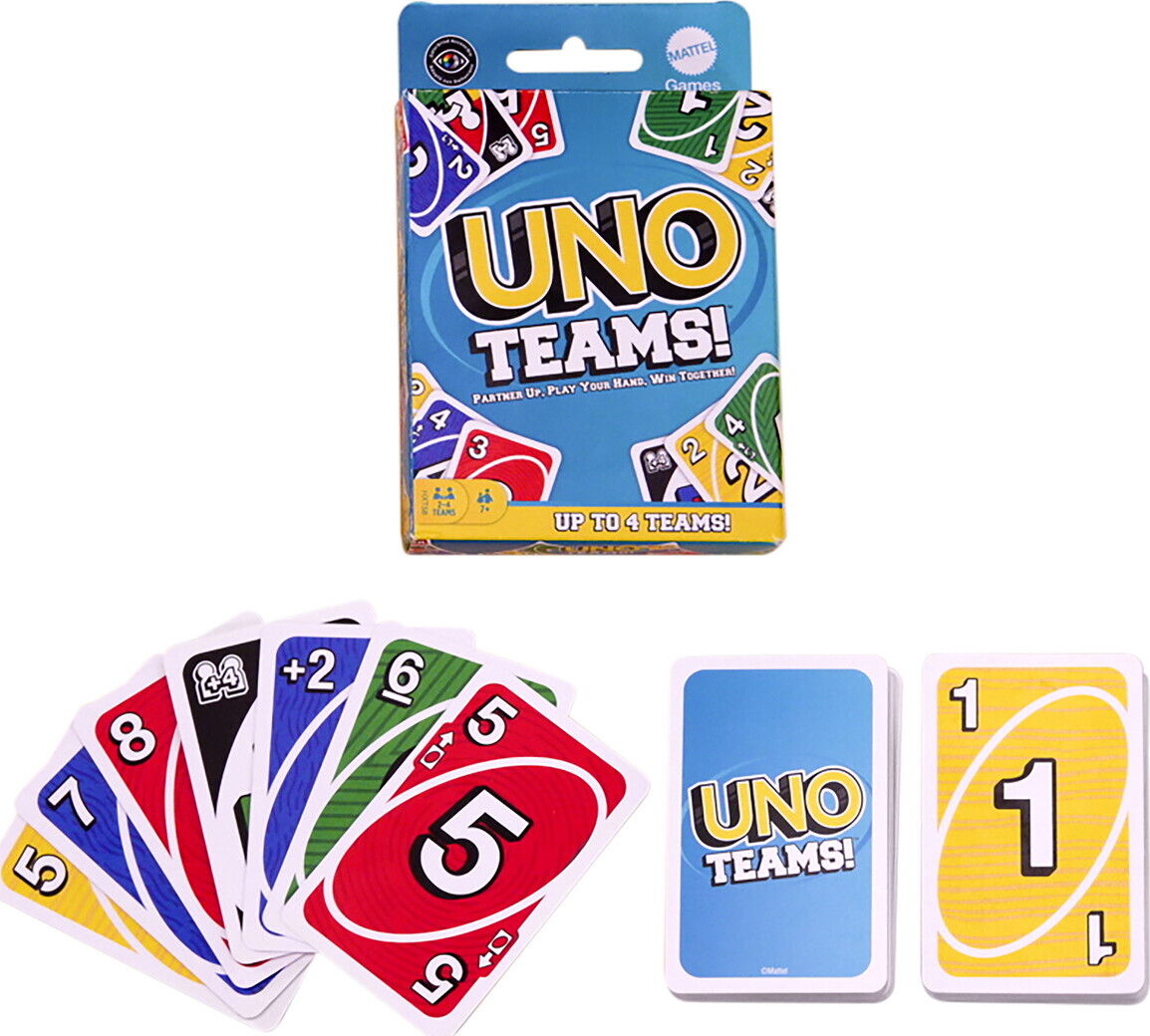 Uno Teams Kortspil - Mattel Games