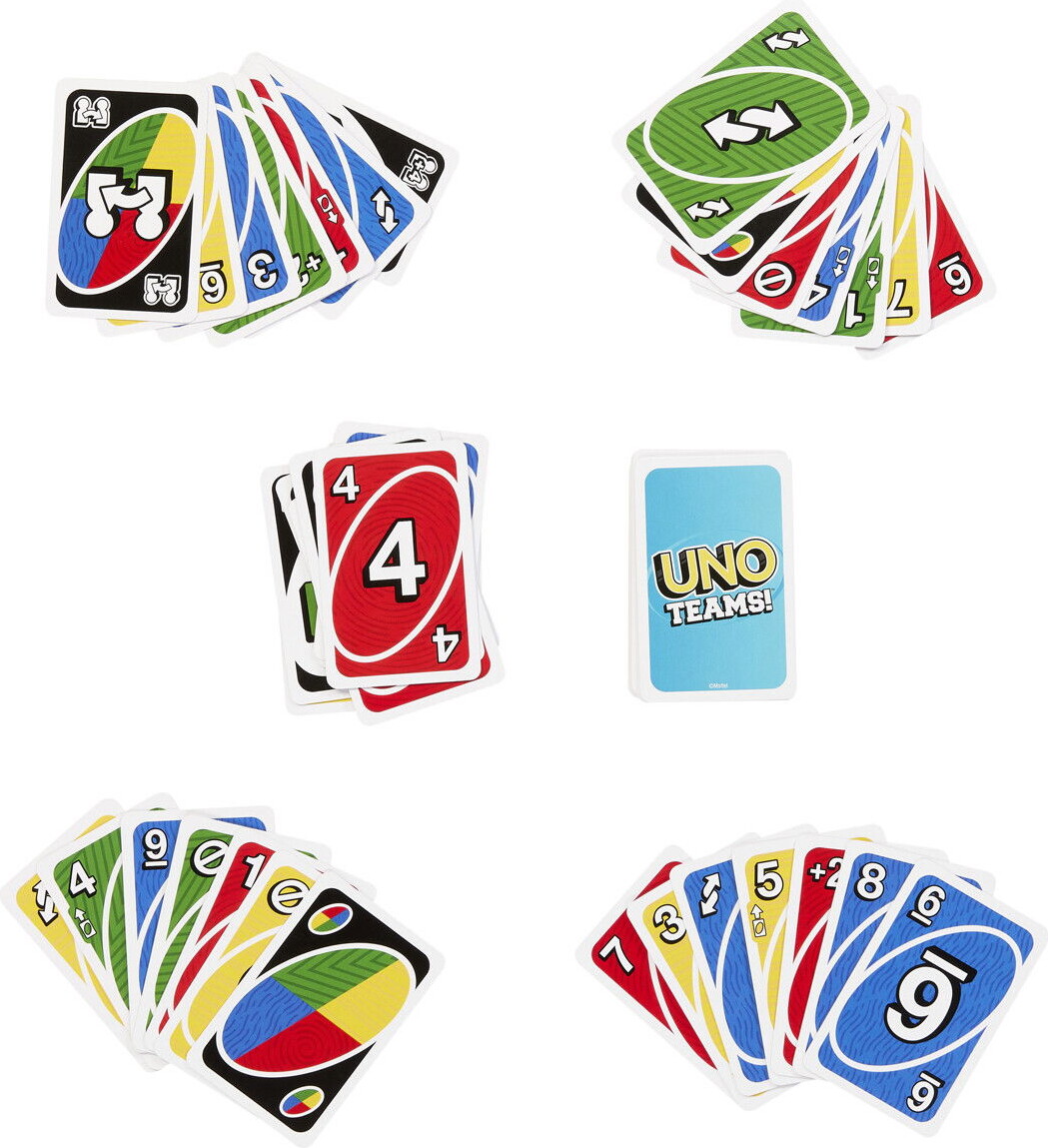 Uno Teams Kortspil - Mattel Games