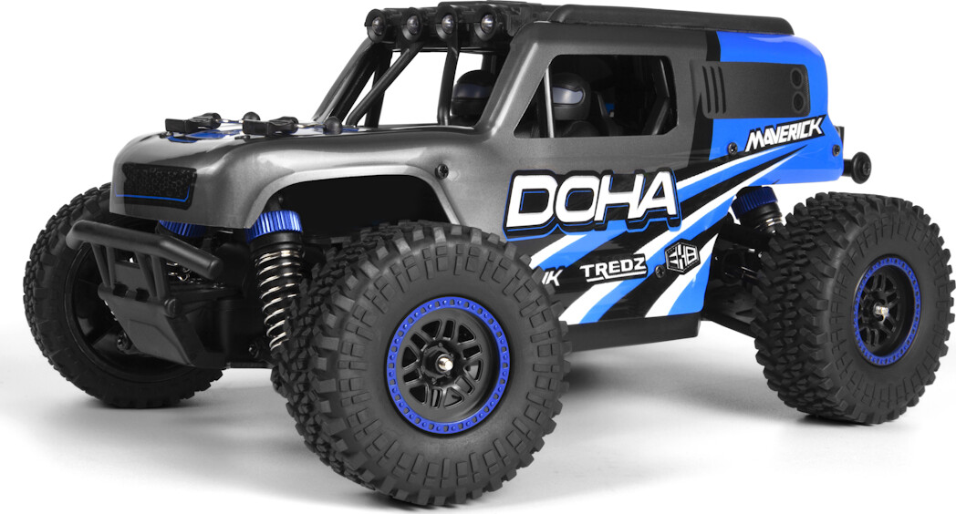 Maverick Doha 120 4Wd Electric Truck - Blue - Mv150700 - Maverick Rc