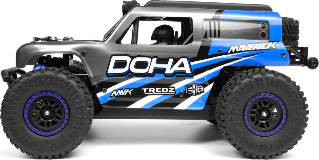 Maverick Doha 120 4Wd Electric Truck - Blue - Mv150700 - Maverick Rc