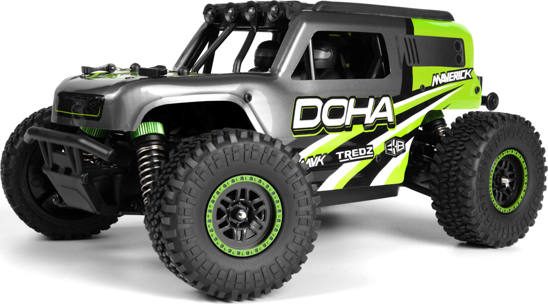 Maverick Doha 120 4Wd Electric Truck - Green - Mv150703 - Maverick Rc