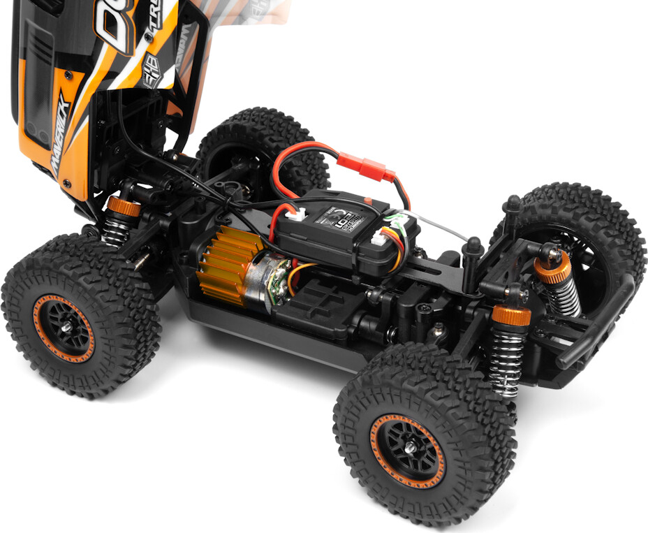 Maverick Doha 120 4Wd Electric Truck - Orange - Mv150702 - Maverick Rc