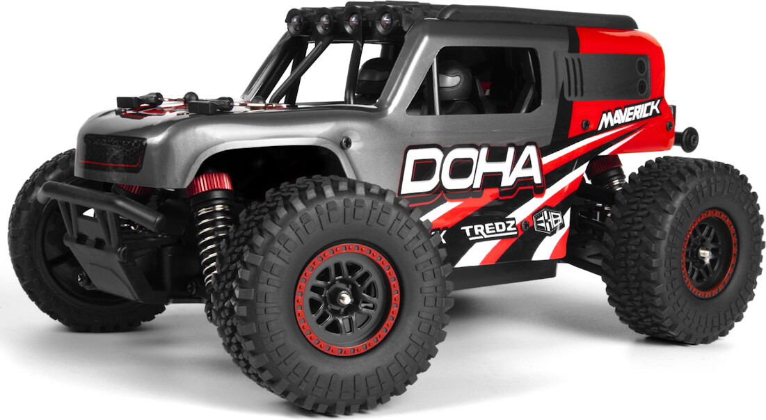 Maverick Doha 120 4Wd Electric Truck - Red - Mv150701 - Maverick Rc