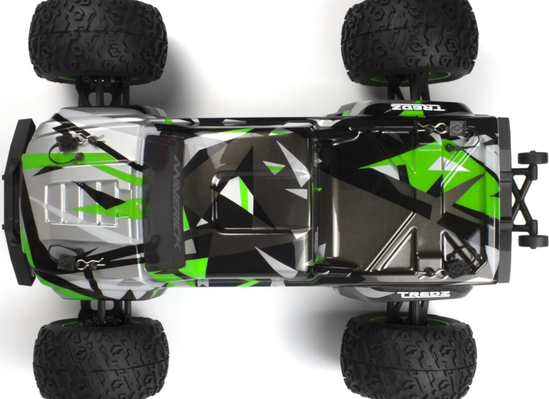 Maverick - Rc Quantum 2 Flux Fjernstyret Monster Truck - 1 10 - Grøn -