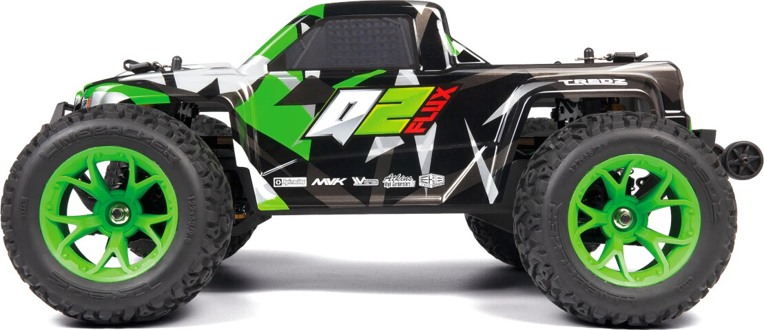 Maverick - Rc Quantum 2 Flux Fjernstyret Monster Truck - 1 10 - Grøn -